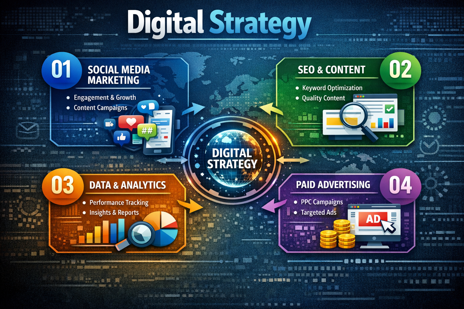 What Is Digital Strategy? A Practical Guide to Business Goals, Data, Technology, and Execution